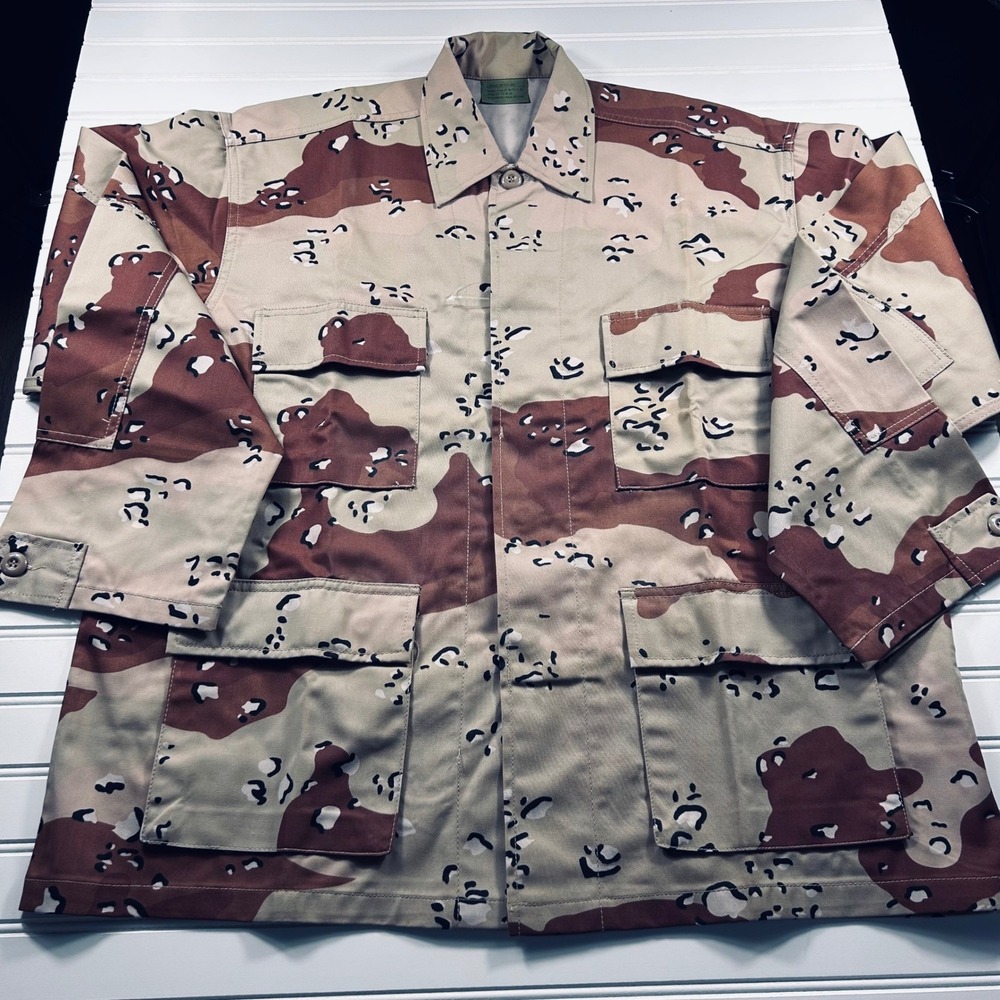 Rothco Ultra Force Desert Camo Chocolate Chip BDU Jacket Mens Large 6-Color Camo